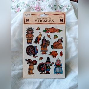 Vintage Deadstock Gibson Thanksgiving Stickers